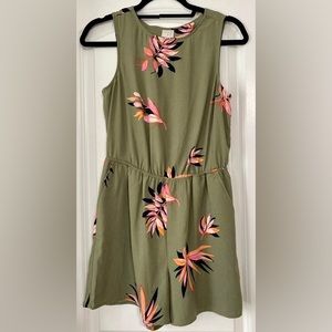 A New Day Short, Sleeveless Floral Romper